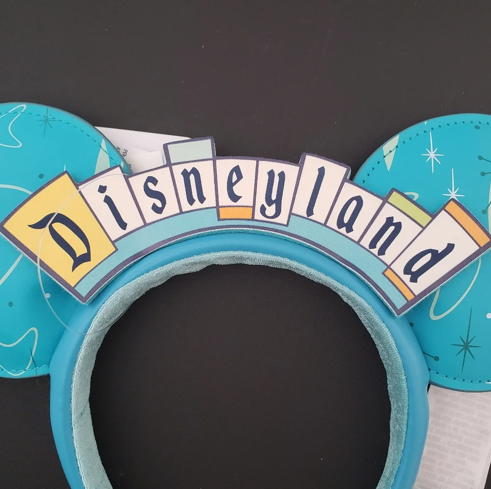 Disney Parks Making Magic Disneyland Retro Marquee Ear Headband NWT